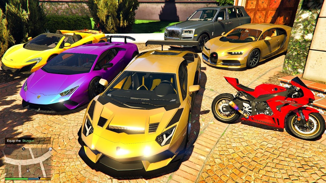 GTA 5BUYING LUXURY BUGATTI RR SUPER CARS WORTH 90,00,000