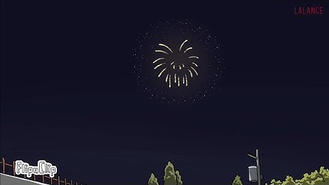 Simple Firework Animation in Flipaclip