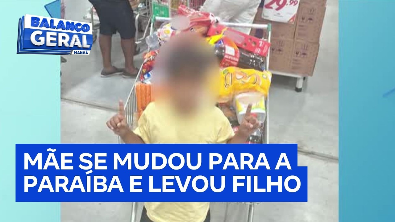 Pai luta para conviver com o filho levado pela ex-mulher de São Paulo para a Paraíba