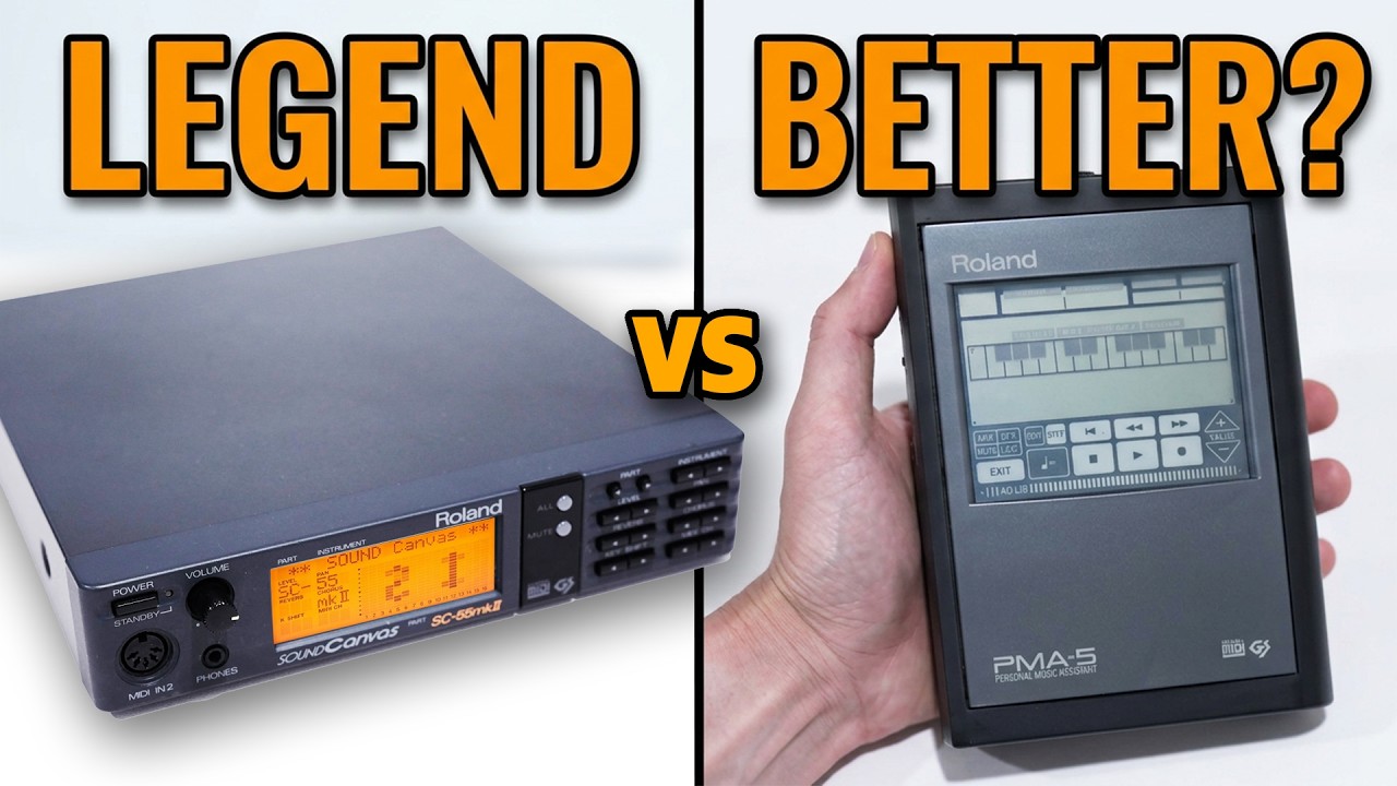 Can this tiny roland PMA-5 replace the SC-55 for DOS Gaming? - YouTube