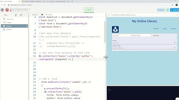 7  Real time updates to web page using Firestore