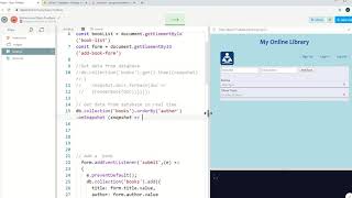 7  Real time updates to web page using Firestore