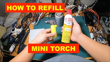 HOW TO REFILL MINI TORCH 🔥 LIGHTER 🔥 (EAGLE TORCH) - REFILL LIGHTER FLUID