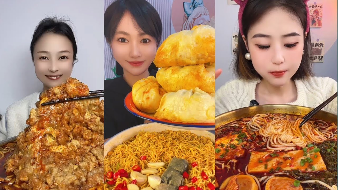 [ Mukbang ASMR ] 5X Spicy Massive Ramen Noodles Challenge 🔥 Korean Spicy Ramen Seafood Eating Show 