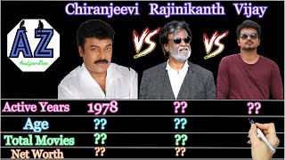 Chiranjeevi vs Rajinikanth vs Vijay Comparison | 2020