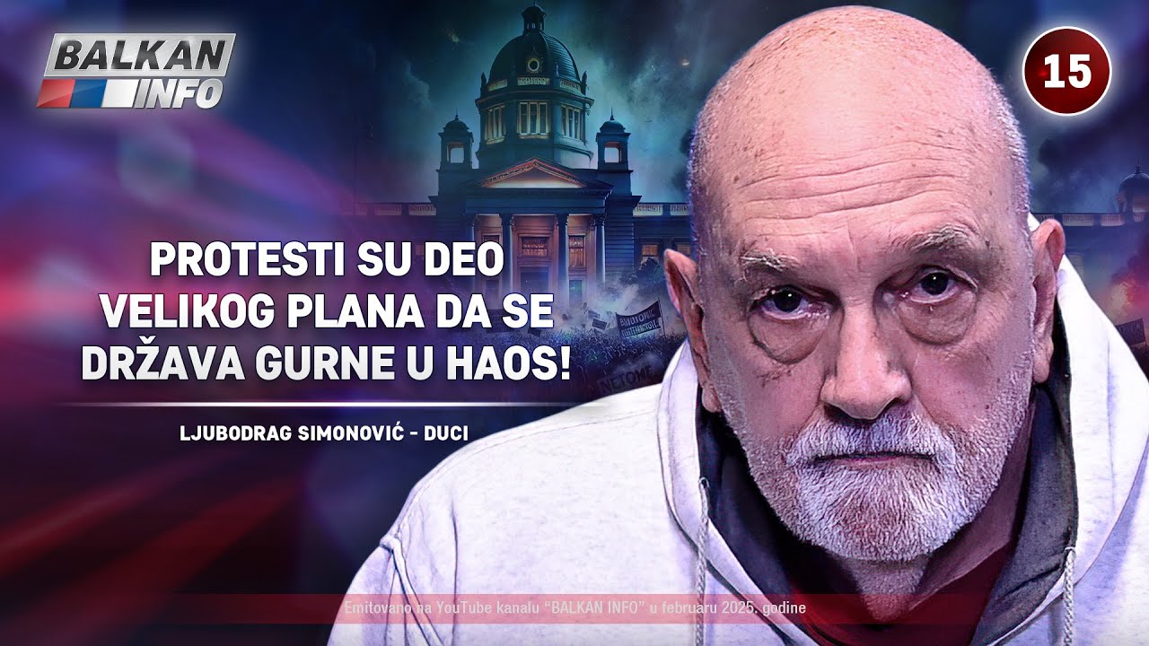 INTERVJU: Duci Simonović – Protesti su deo velikog plana da se država gurne u haos! (11.2.2025)