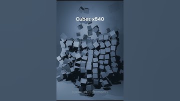 Cubes Falling Satisfying Animation | Blender 3d Animation | #3danimation #blendersimulation #diy