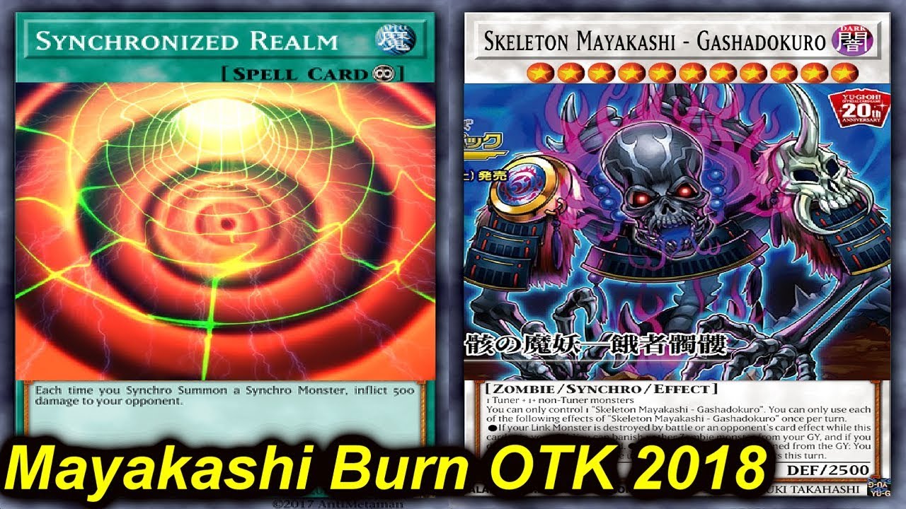 【YGOPRO】MAYAKASHI BURN OTK DECK 2018
