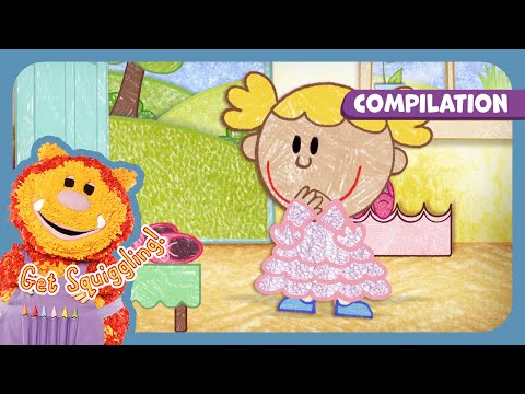 BUILD YOUR: Cinderella, Superhero & Magician! 🪄 Get Squiggling 🎨 FULL EPISODE Compilation | 40+ MINS