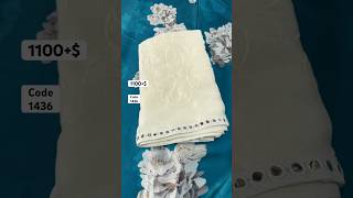 Satin Georgette floral print saree with lace border with embroidery &amp; mirror work designer blouse