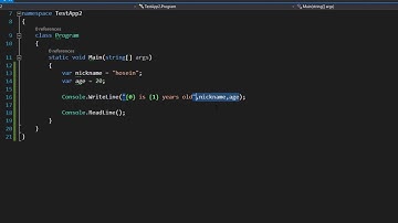 معرفی قابلیت String Interpolation در سی شارپ