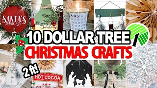 *NEW* 10 Dollar Tree CHRISTMAS DIYS!!! (save hundreds!! high-end look!) by The Cozy Christmas Cottage 66,219 views 1 year ago 20 minutes