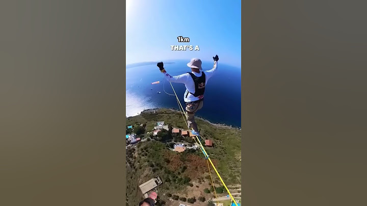 Walking The World's longest Slackline
