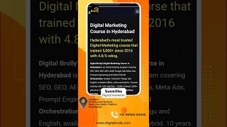 Digital Marketing Course in Hyderabad With 100% Placement Guarantee
