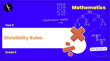 विभाज्यता के नियम  | Part 3/3 | Divisibility Rules | Hindi | Class 6