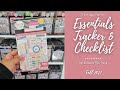 Essential Trackers and Checklists | Sticker Book Flip-Thru | The Happy Planner | Fall 2022