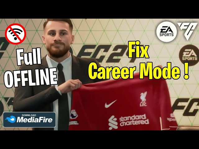 Game Bola Offline Grafik HD di Android Terbaru 2024 | Mod EA FC 24 Bisa Career Mode class=