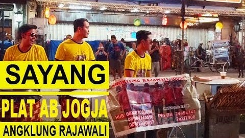 Sayang - Angklung Rajawali Jogja @Malioboro