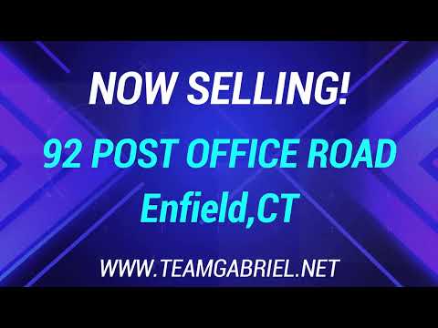 92 Post Office Road, Enfield, CT home video tour