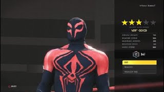 WWE 2K22 spiderman 2099 vsspidermanmilesmorales