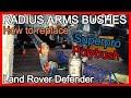 DIY RADIUS ARMS BUSHES REPLACEMENT | Superpro & Polybush | Land Rover Defender | Maintenance series