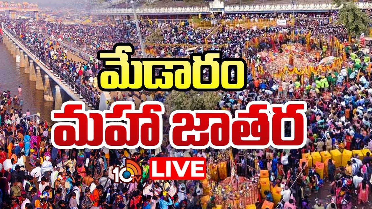 LIVE : ఆదివాసీల సాంస్కృతిక పునరుజ్జీవానికి ప్రాణం పోస్తున్న మేడారం | Medaram Maha Jatara | 10TV