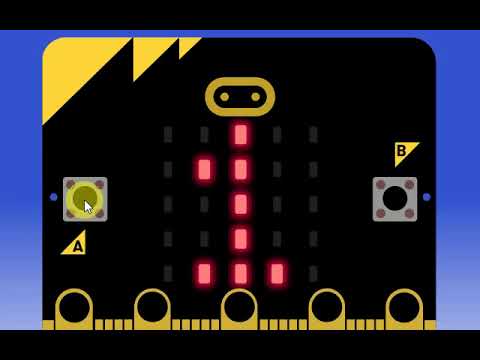 microbit 瘋狂老爹示例 擲骰子