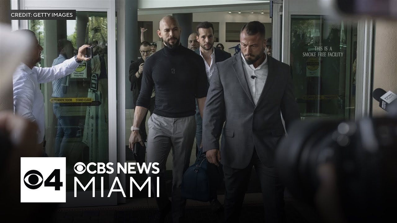 Tate brothers arrive in South Florida amid rape, human trafficking