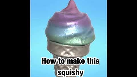 SQUISHIES! | How To Make My Glossy Ice Cream Squishy | Squishy Magic App