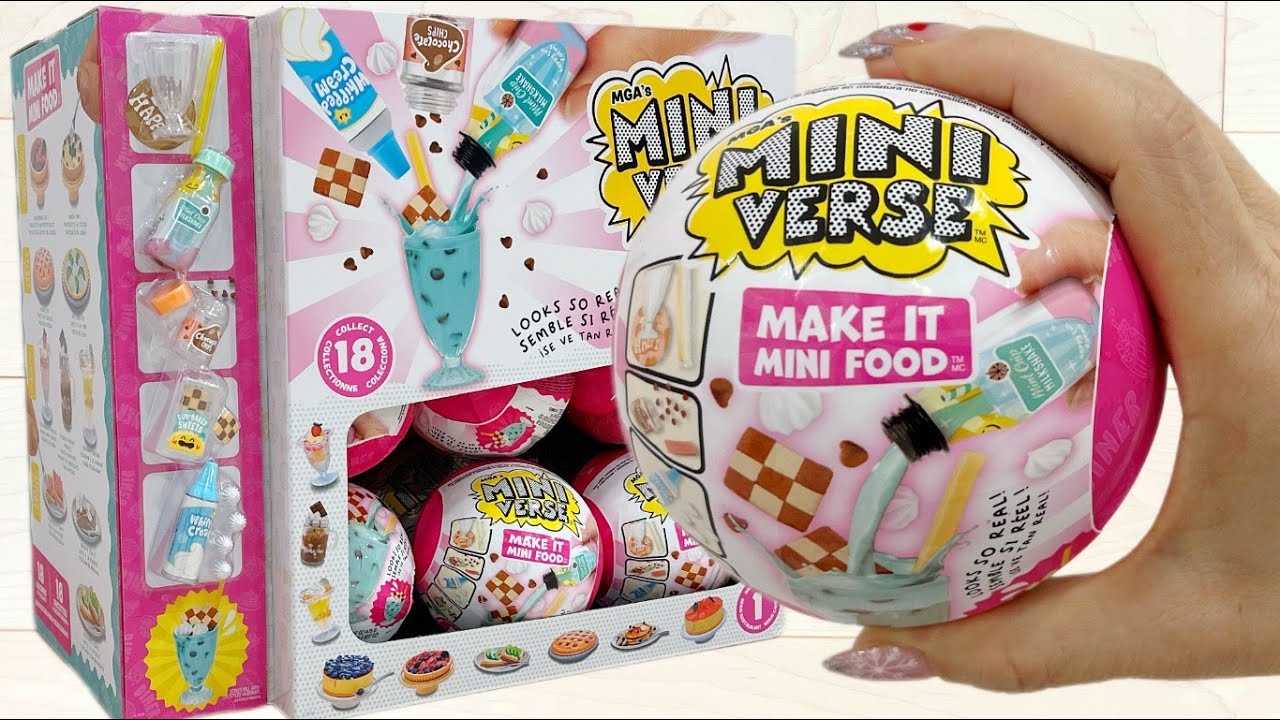 MGA's Miniverse Make It Mini Food Diner Series 1 Minis - Complete