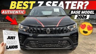 Triber Base Model 🔥 Black Colour Review 🖤 | Renault Triber Authentic 2026