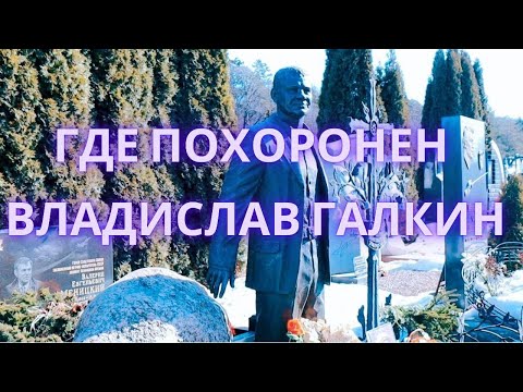 Где похоронен Владислав Галкин | Троекуровское кладбище | Москва