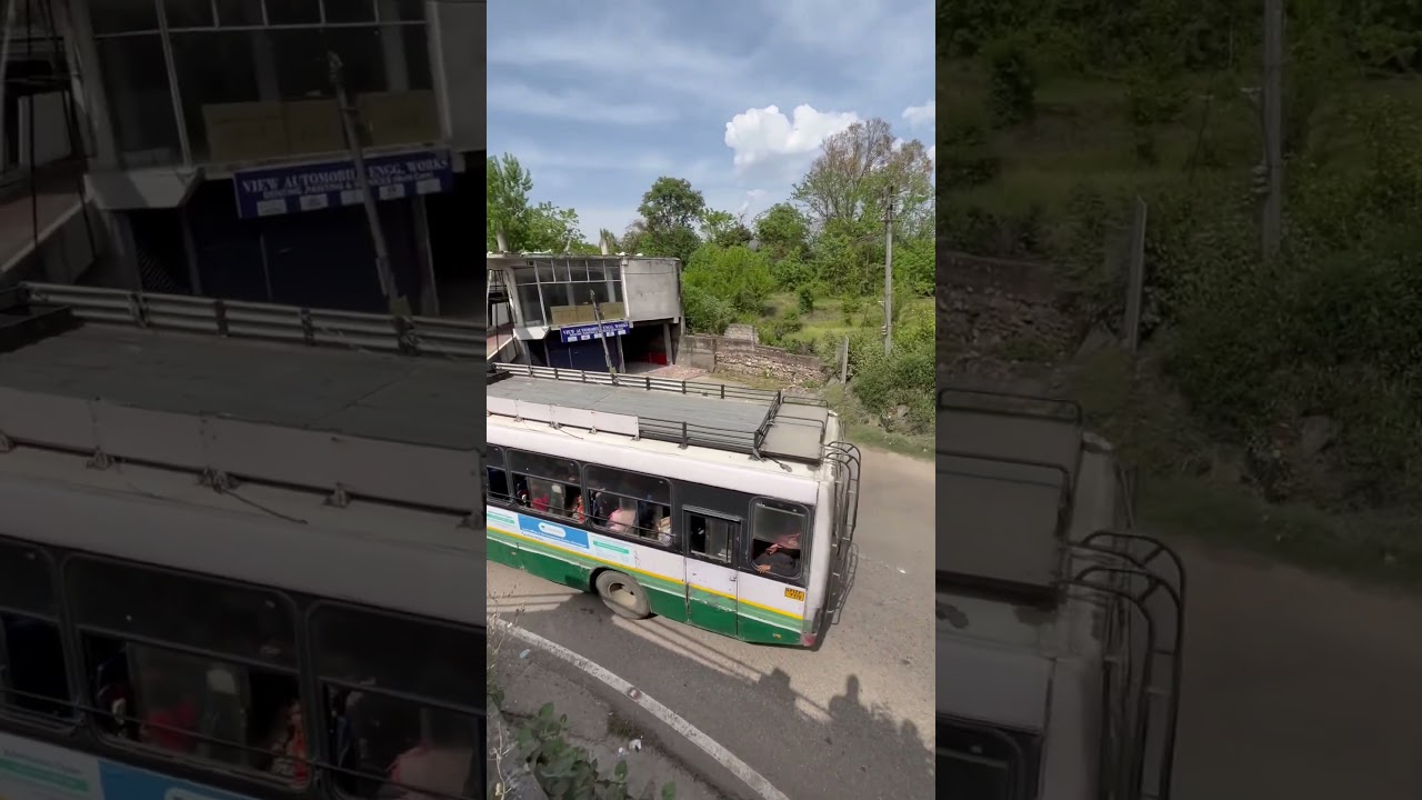 HRTC And CTU buses in Himachal Pradesh- Shimla Pathankot route Chandigarh Baijnath CTU Deluxe