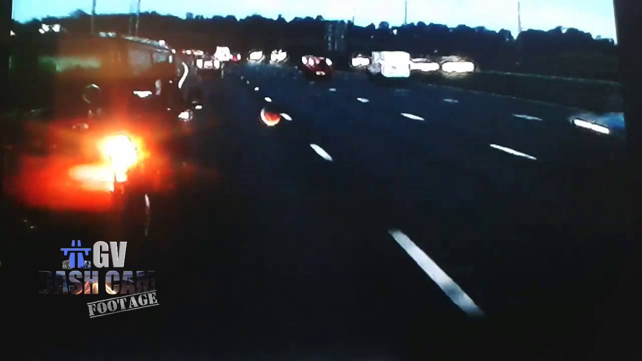 How not to join the motorway from the hard shoulder YouTube