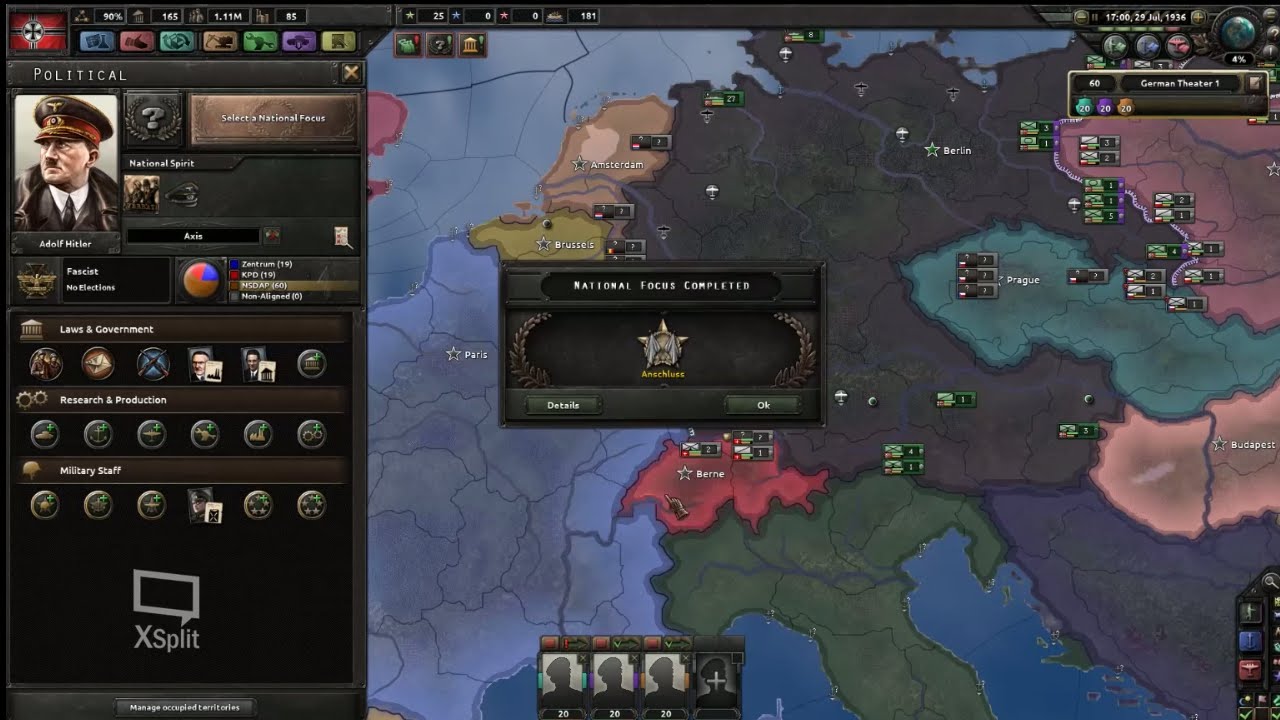 how to annex Austria as fast as possible in Hearts of Iron 4 - YouTube