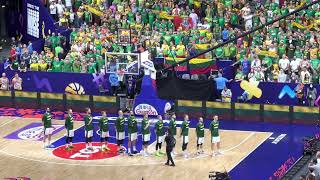 National Hymne Lithuania at Eurobasket 2022