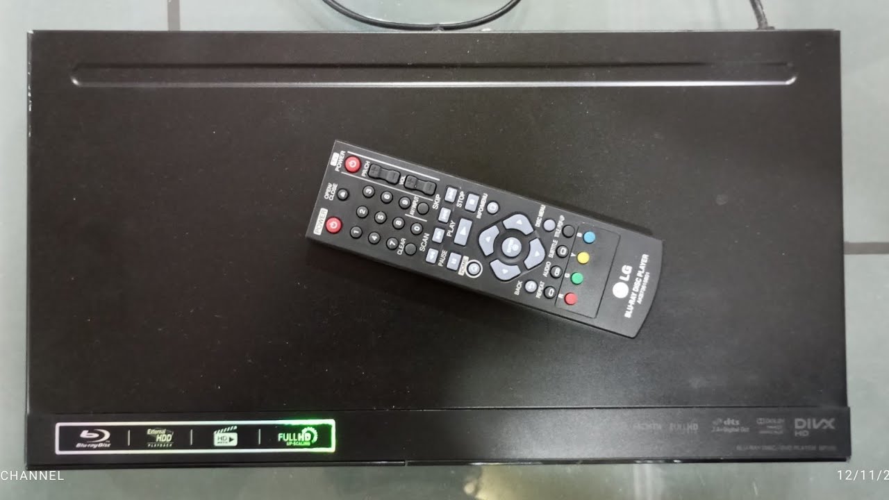 LG DVD Player 2012 Model BP120 - YouTube