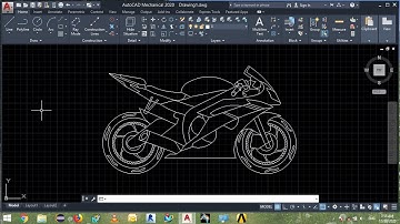How to design sports bike in AutoCAD (हिंदी)