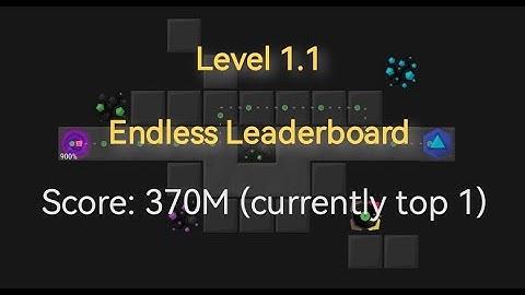 [Outdated/Old Version] [infinitode 2 1.8] Level 1.1 Endless leaderboard attempt