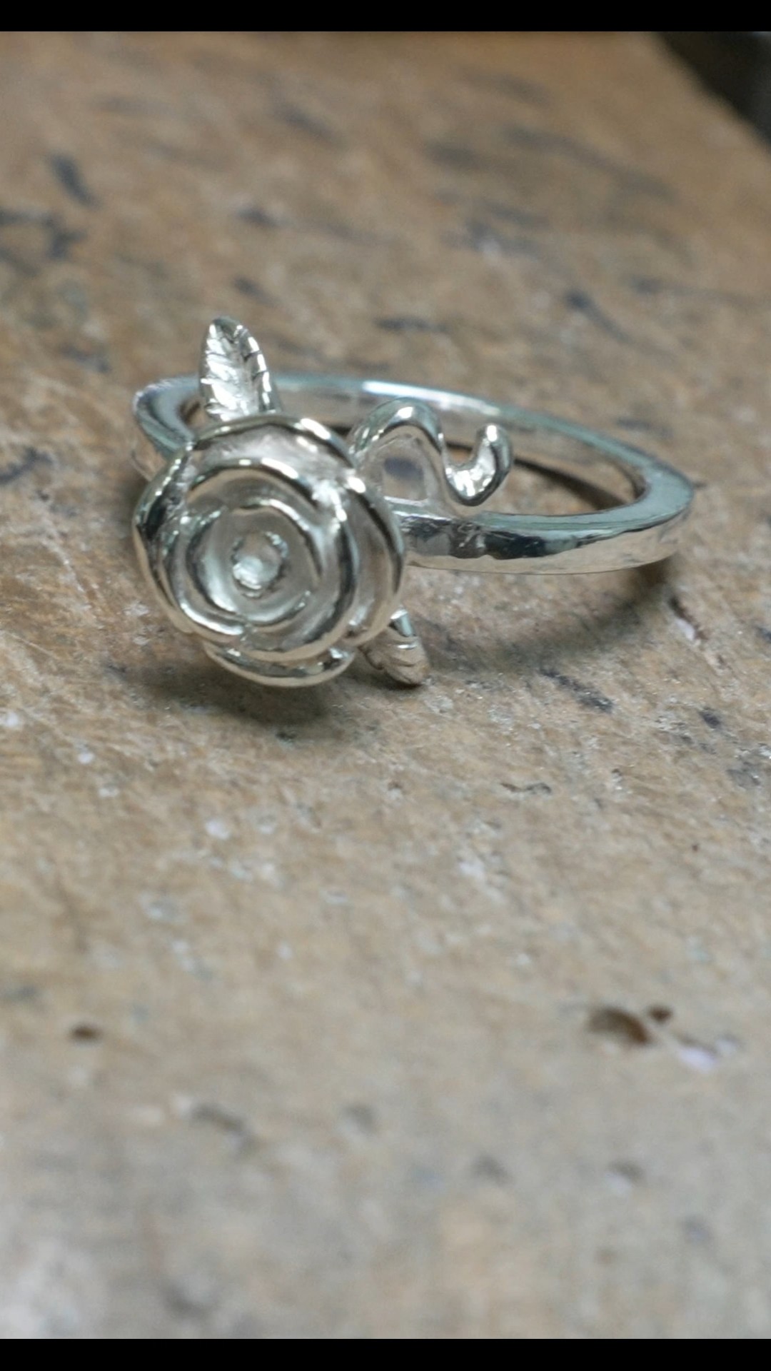 バラの指輪作ってみた#silver #jewelry #ring #lostWax#シルバーアクセ