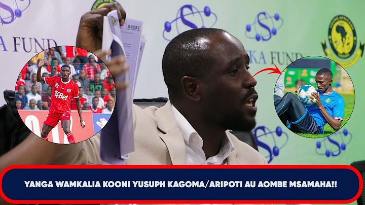 Yanga wamkalia kooni Yusuph Kagoma/Aripoti au Aombe msamaha!!!