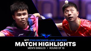 Ma Long vs Zhou Qihao | MS R16 | WTT Star Contender Ljubljana 2023