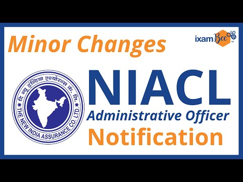 NIACL AO 2021 Notification | Minor Changes | Complete Strategy