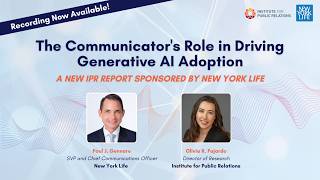 IPR Webinar | The Communicator's Role in Driving Generative AI Adoption