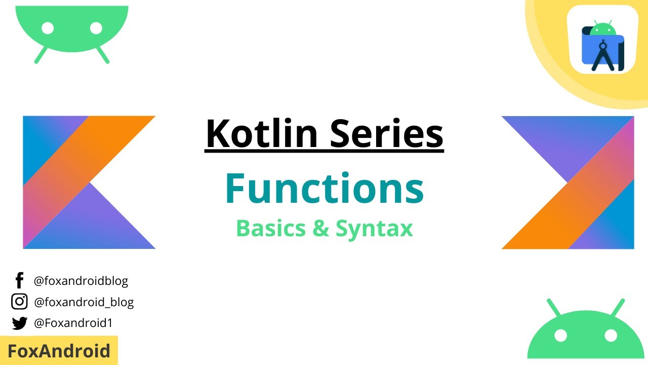 Kotlin functions