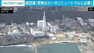 脱炭素社会への原発の必要性　経団連が改めて強調(2021年3月8日)