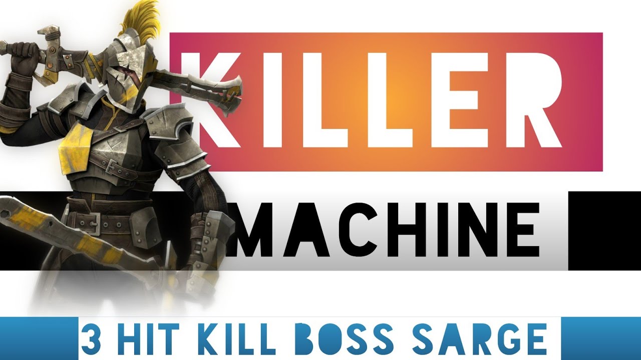 KILLER MACHINE | KATE | 3 HIT KILL BOSS SARGE 😨 | SHADOW FIGHT 4 | 