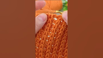 How to make crochet Tunisian design  #crochet #pattern #blanket #howto #handmade #tutorial #trend