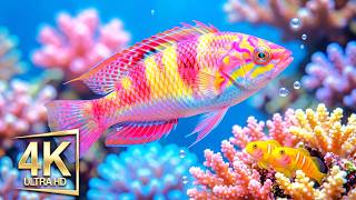 4K Jellyfish Paradise 🌌 Glowing Ocean Creatures &amp; Calming Sleep Music for Relaxation