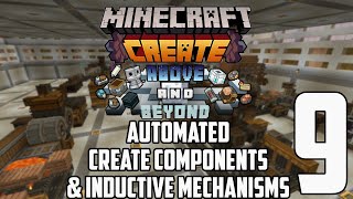 Minecraft Create Above and Beyond Automated Create Components - Episode #9 - Modded Minecraft